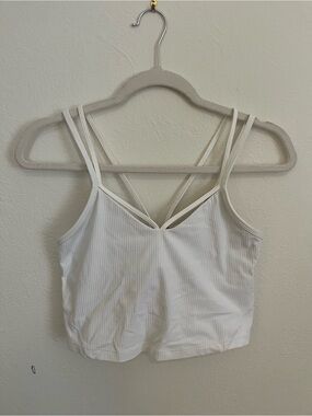lululemon Align Strappy Ribbed Tank Top, Light Support A/B Cup in White